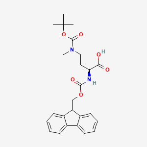 molecular formula C25H30N2O6 B2901401 Fmoc-L-Dab(Boc,Me)-OH CAS No. 446847-81-0