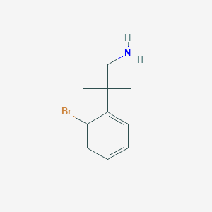 molecular formula C10H14BrN B2901417 2-(2-Bromophenyl)-2-methylpropan-1-amine CAS No. 71095-49-3