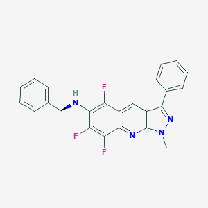 N-(1-phenylethyl)-N-(5,7,8-trifluoro-1-methyl-3-phenyl-1H-pyrazolo[3,4-b]quinolin-6-yl)amine