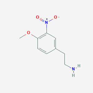 molecular formula C9H12N2O3 B2901425 4-Methoxy-3-nitro-phenethylamine CAS No. 858855-65-9