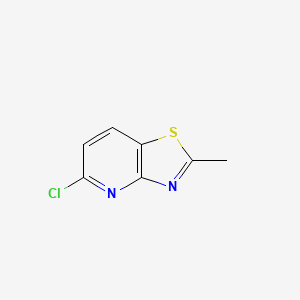 molecular formula C7H5ClN2S B2901426 5-Chloro-2-methylthiazolo[4,5-b]pyridine CAS No. 118872-73-4