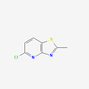 molecular formula C7H5ClN2S B2901426 5-氯-2-甲基噻唑并[4,5-b]吡啶 CAS No. 118872-73-4