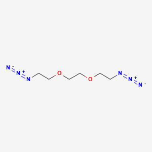 molecular formula C6H12N6O2 B2901428 1,2-双(2-叠氮乙氧基)乙烷 CAS No. 82055-94-5