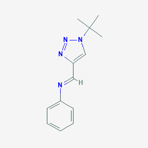 1-tert-Butyl-4-[(phenylimino)methyl]-1H-1,2,3-triazole