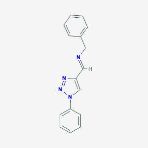 1-Phenyl-4-[(benzylimino)methyl]-1H-1,2,3-triazole