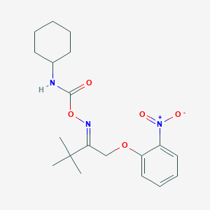1-[2-({[(Cyclohexylamino)carbonyl]oxy}imino)-3,3-dimethylbutoxy]-2-nitrobenzene