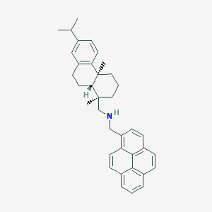 N-[(7-isopropyl-1,4a-dimethyl-1,2,3,4,4a,9,10,10a-octahydro-1-phenanthrenyl)methyl]-N-(1-pyrenylmethyl)amine