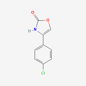 molecular formula C9H6ClNO2 B2901492 4-(4-Chlorophenyl)-2,3-dihydro-1,3-oxazol-2-one CAS No. 36404-33-8