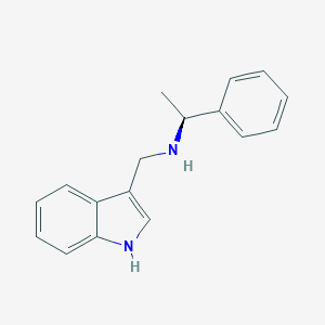 N-(1H-indol-3-ylmethyl)-N-(1-phenylethyl)amine