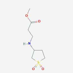 methyl N-(1,1-dioxidotetrahydrothien-3-yl)-beta-alaninate