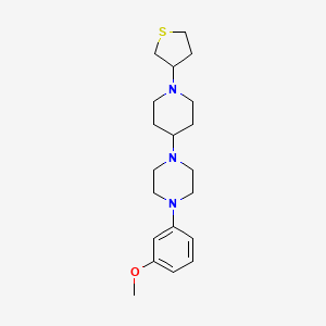 1-(3-Methoxyphenyl)-4-(1-(tetrahydrothiophen-3-yl)piperidin-4-yl)piperazine