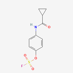 1-(Cyclopropanecarbonylamino)-4-fluorosulfonyloxybenzene