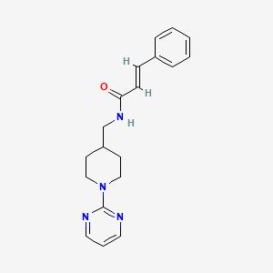 N-((1-(pyrimidin-2-yl)piperidin-4-yl)methyl)cinnamamide