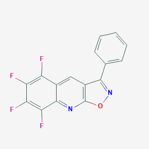 3-Phenyl-5,6,7,8-tetrafluoroisoxazolo[5,4-b]quinoline