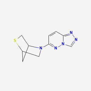 5-{[1,2,4]Triazolo[4,3-b]pyridazin-6-yl}-2-thia-5-azabicyclo[2.2.1]heptane