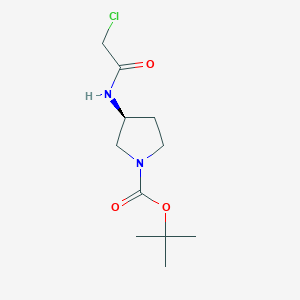 (S)-tert-Butyl 3-(2-chloroacetamido)pyrrolidine-1-carboxylate