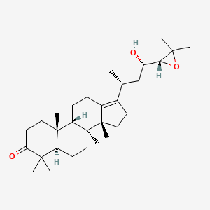 molecular formula C30H48O3 B2901659 (5R,8S,9S,10R,14R)-17-[(2R,4S)-4-[(2R)-3,3-dimethyloxiran-2-yl]-4-hydroxybutan-2-yl]-4,4,8,10,14-pentamethyl-1,2,5,6,7,9,11,12,15,16-decahydrocyclopenta[a]phenanthren-3-one CAS No. 155073-73-7