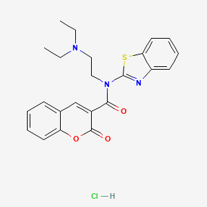 N-(benzo[d]thiazol-2-yl)-N-(2-(diethylamino)ethyl)-2-oxo-2H-chromene-3-carboxamide hydrochloride