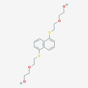 2-{2-[(5-{[2-(2-Hydroxyethoxy)ethyl]sulfanyl}-1-naphthyl)sulfanyl]ethoxy}ethanol