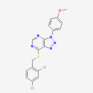7-((2,4-dichlorobenzyl)thio)-3-(4-methoxyphenyl)-3H-[1,2,3]triazolo[4,5-d]pyrimidine