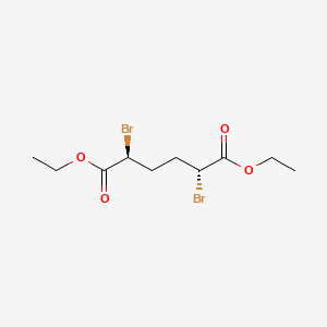 (2R,5S)-rel-Diethyl 2,5-dibromohexanedioate