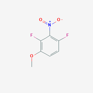 molecular formula C7H5F2NO3 B2901777 1,3-Difluoro-4-methoxy-2-nitrobenzene CAS No. 1804515-93-2