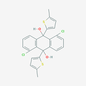 1,5-Dichloro-9,10-bis(5-methyl-2-thienyl)-9,10-dihydro-9,10-anthracenediol