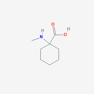 molecular formula C8H15NO2 B2901781 1-(Methylamino)cyclohexane-1-carboxylic acid CAS No. 98552-54-6