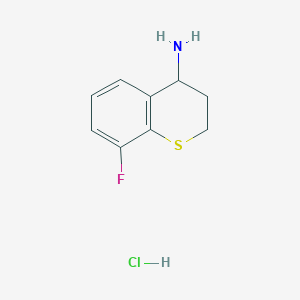 8-fluoro-3,4-dihydro-2H-1-benzothiopyran-4-amine hydrochloride