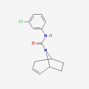 N-(3-Chlorophenyl)-8-azabicyclo[3.2.1]oct-2-ene-8-carboxamide