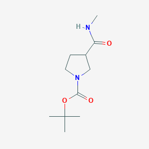 molecular formula C11H20N2O3 B2901809 Tert-butyl 3-(methylcarbamoyl)pyrrolidine-1-carboxylate CAS No. 1589535-51-2