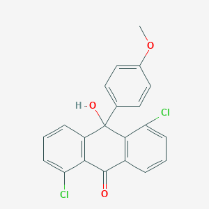 1,5-dichloro-10-hydroxy-10-(4-methoxyphenyl)-9(10H)-anthracenone