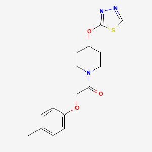 1-(4-((1,3,4-Thiadiazol-2-yl)oxy)piperidin-1-yl)-2-(p-tolyloxy)ethan-1-one