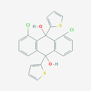 1,8-Dichloro-9,10-di(2-thienyl)-9,10-dihydro-9,10-anthracenediol