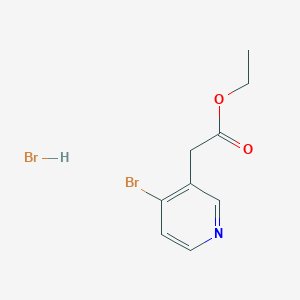 Ethyl 2-(4-bromopyridin-3-yl)acetate;hydrobromide