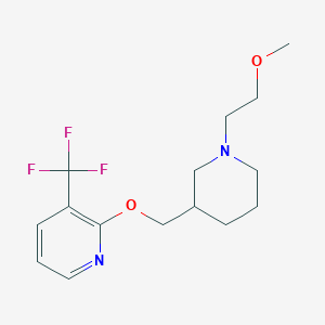 2-[[1-(2-Methoxyethyl)piperidin-3-yl]methoxy]-3-(trifluoromethyl)pyridine