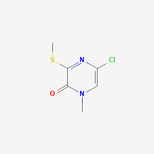 5-chloro-1-methyl-3-(methylsulfanyl)-2(1H)-pyrazinone