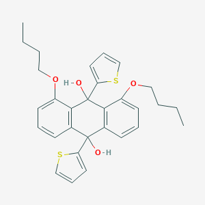 1,8-Dibutoxy-9,10-di(2-thienyl)-9,10-dihydro-9,10-anthracenediol