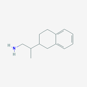 molecular formula C13H19N B2901939 2-(1,2,3,4-Tetrahydronaphthalen-2-yl)propan-1-amine CAS No. 1785350-27-7