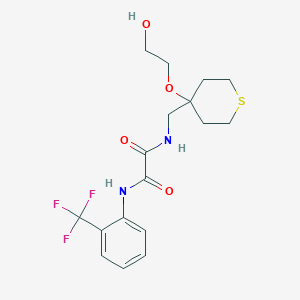 N'-{[4-(2-hydroxyethoxy)thian-4-yl]methyl}-N-[2-(trifluoromethyl)phenyl]ethanediamide