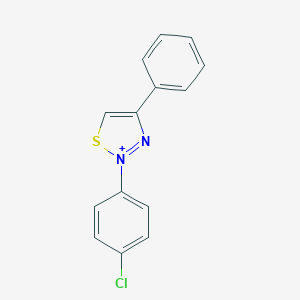 2-(4-Chlorophenyl)-4-phenyl-1,2,3-thiadiazol-2-ium