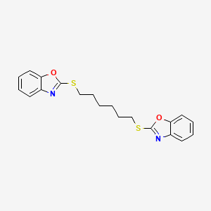 1,6-Bis(benzo[d]oxazol-2-ylthio)hexane