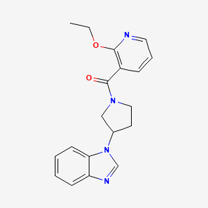 (3-(1H-benzo[d]imidazol-1-yl)pyrrolidin-1-yl)(2-ethoxypyridin-3-yl)methanone