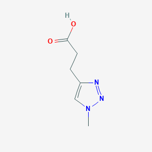molecular formula C6H9N3O2 B2901995 3-(1-methyl-1H-1,2,3-triazol-4-yl)propanoic acid CAS No. 28819-28-5