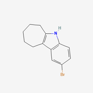 molecular formula C13H14BrN B2902013 2-Bromo-5,6,7,8,9,10-hexahydrocyclohepta[b]indole CAS No. 109160-55-6; 21865-50-9