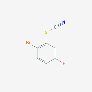 2-Bromo-5-fluorophenylthiocyanate