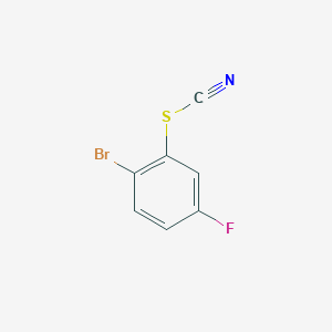 molecular formula C7H3BrFNS B2902022 2-Bromo-5-fluorophenylthiocyanate CAS No. 2149597-74-8