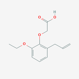 molecular formula C13H16O4 B2902037 [2-Ethoxy-6-(prop-2-en-1-yl)phenoxy]acetic acid CAS No. 1147189-17-0