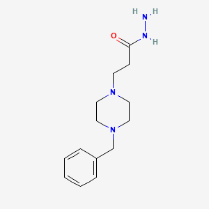 molecular formula C14H22N4O B2902052 3-(4-Benzylpiperazin-1-yl)propanehydrazide CAS No. 540760-60-9