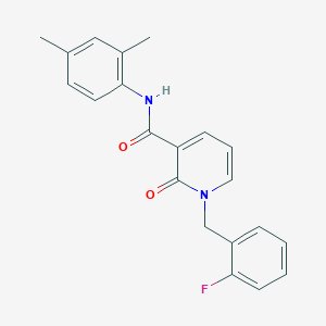 N-(2,4-dimethylphenyl)-1-(2-fluorobenzyl)-2-oxo-1,2-dihydropyridine-3-carboxamide